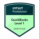 Intuit QuickBooks ProAdvisor Certified badge